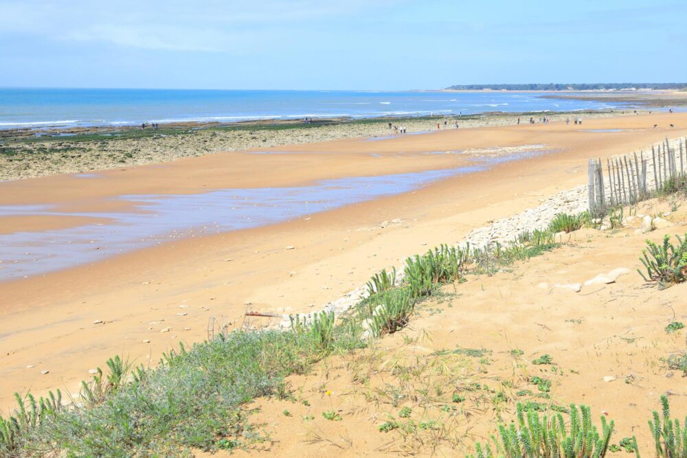 La plage des Conches à Longeville-sur-Mer, Vendée