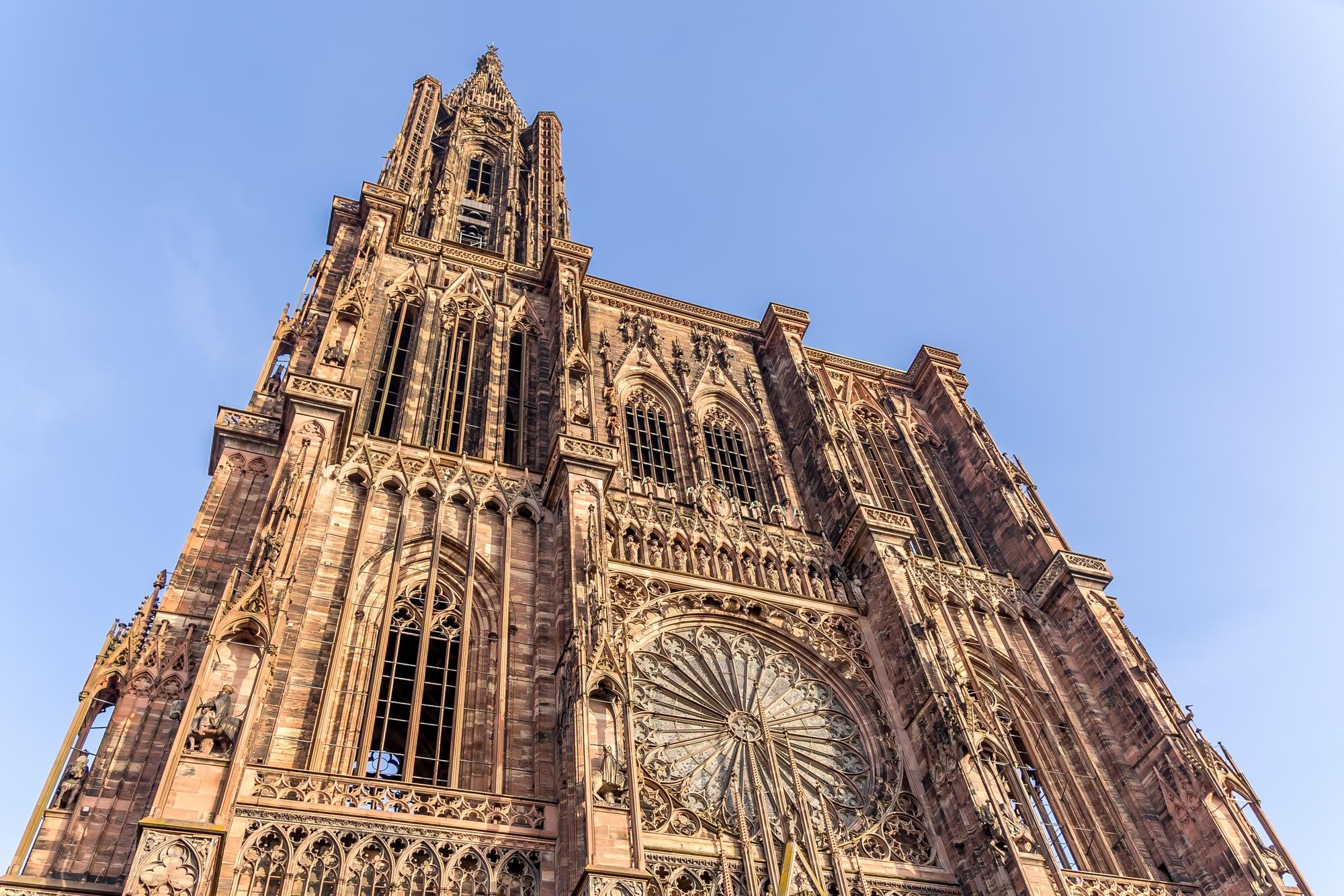 La superbe cathédrale de Strasbourg en Alsace