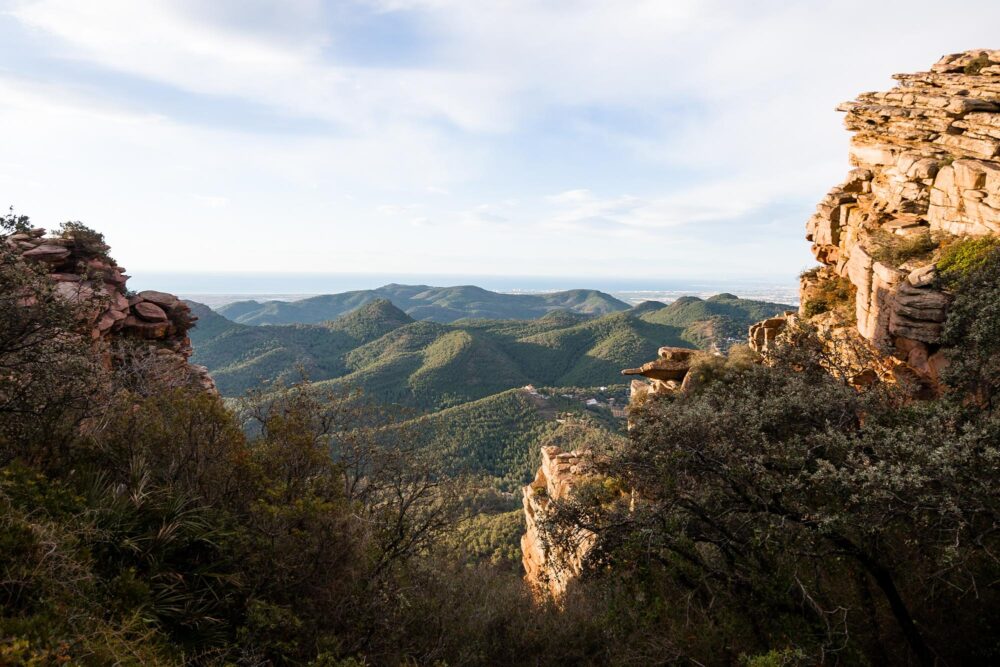 Le Mirador del garbi dans la Sierra Calderona