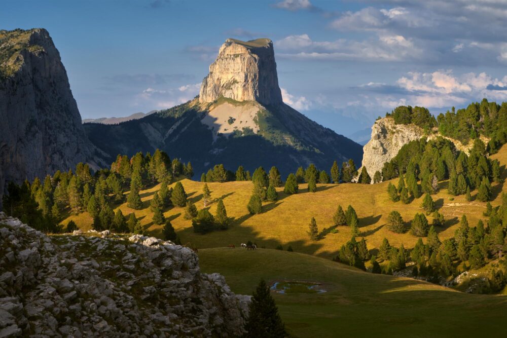 Le massif du Vercors en Auvergne-Rhône-Alpes, France
