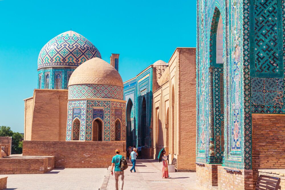 Les mausolées de Shah-i-Zinda à Samarcande, Ouzbékistan
