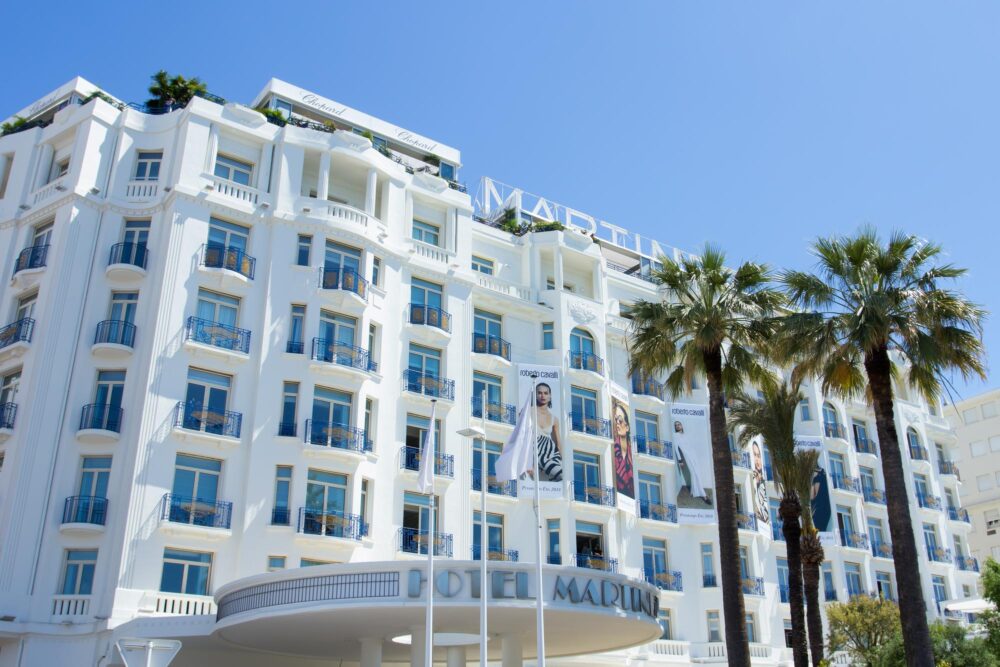 L'hôtel Martinez à Cannes, France