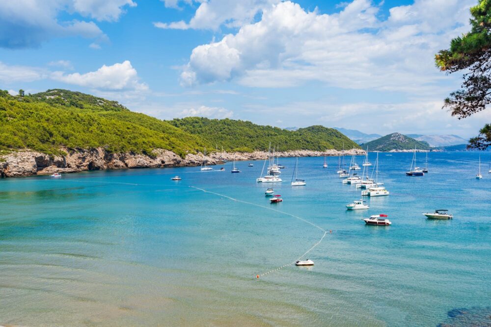 L’île de Lopud près de Dubrovnik