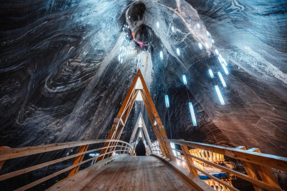 Mine de sel de Turda en Roumanie