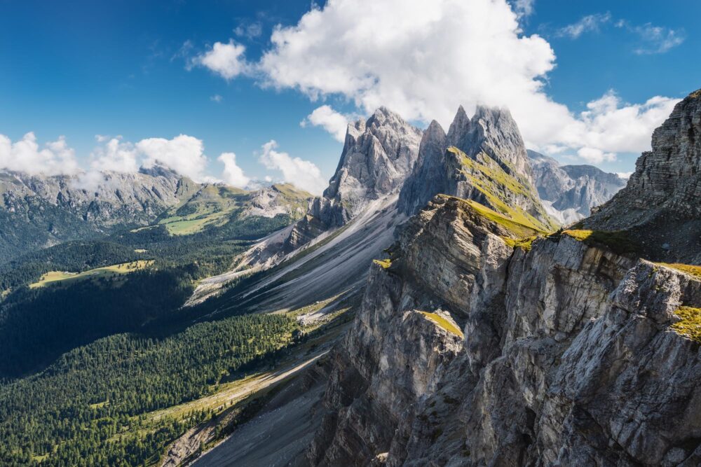 Paysage au sommet de Seceda