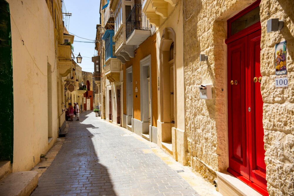 Ruelles dans Victoria à Gozo