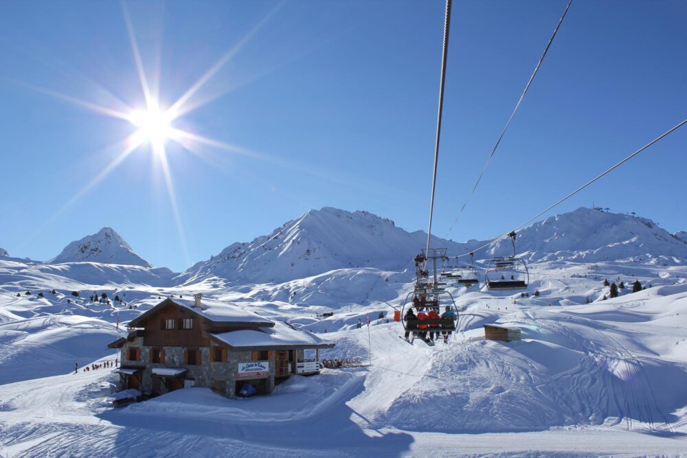 Station de ski de Serre Chevalier dans les Hautes-Alpes, France