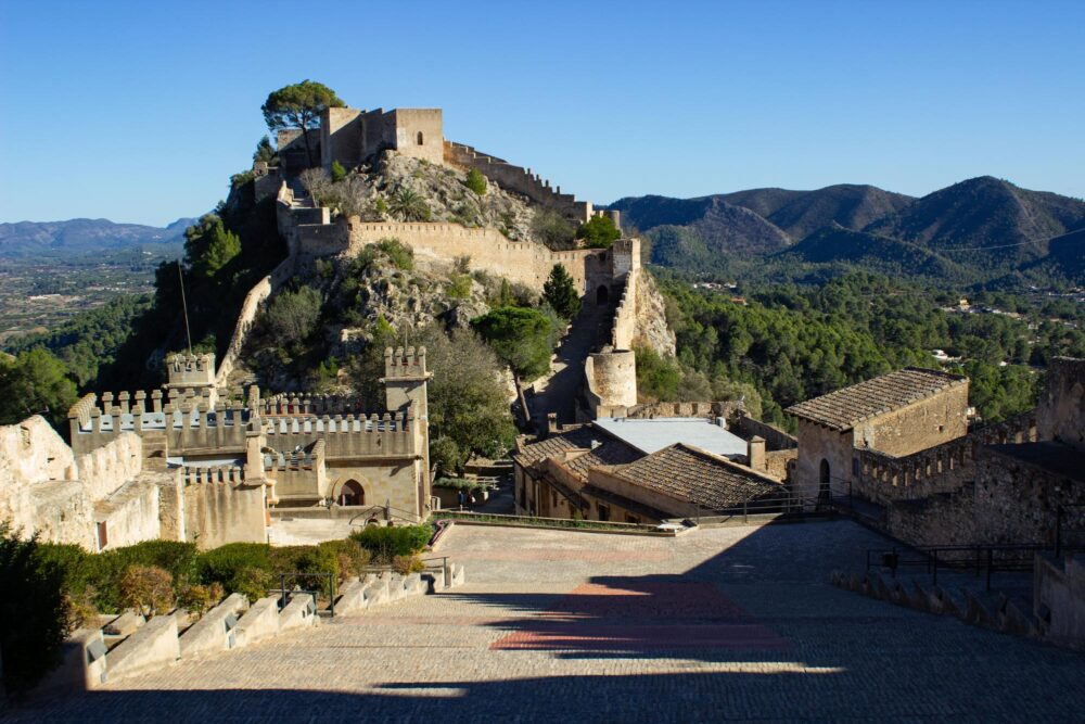 Vue sur le château de Xàtiva