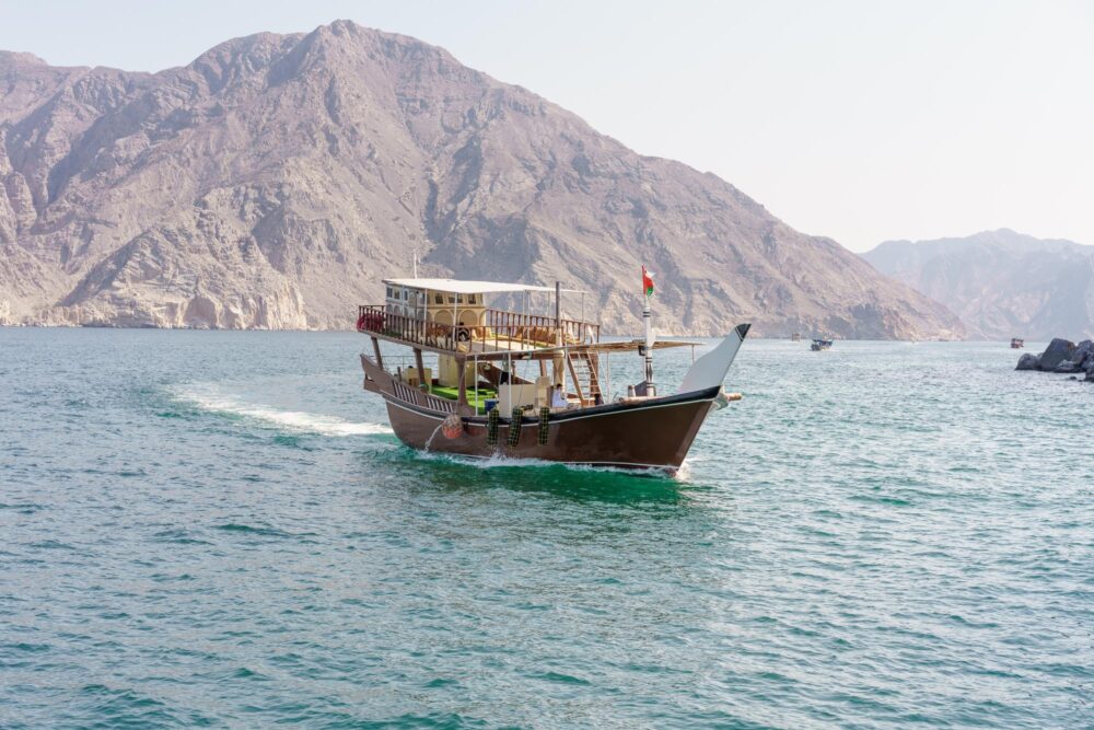 Croisière en boutre dans les fjords de Musandam à Oman