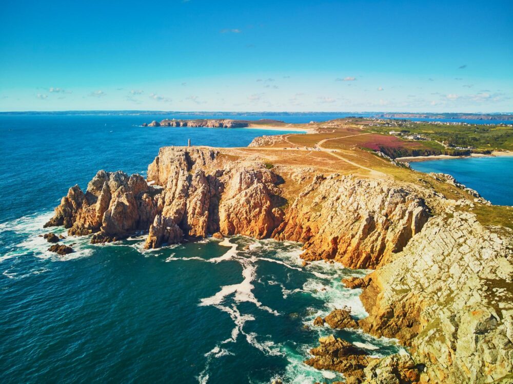 La péninsule de Crozon en Bretagne, France