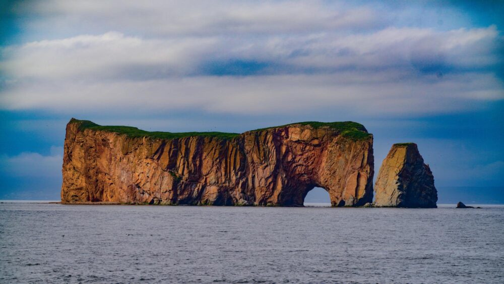 Le fameux rocher Percé en Gaspésie