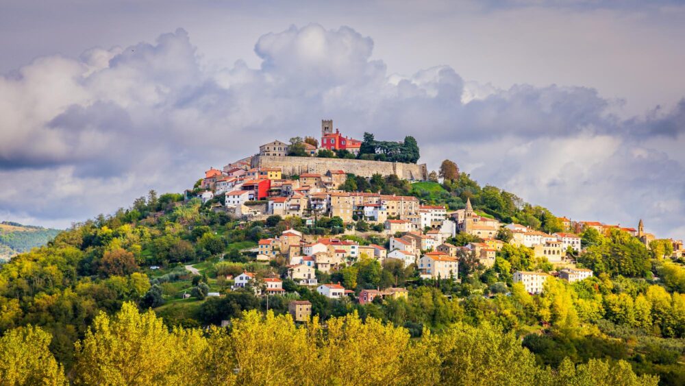 Motovun en Croatie