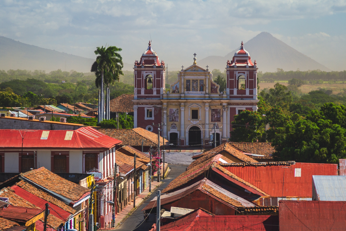 Vue sur la ville de León au Nicaragua