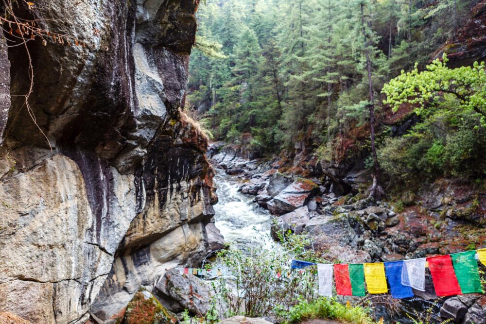 La vallée de Bumthang, Bhoutan
