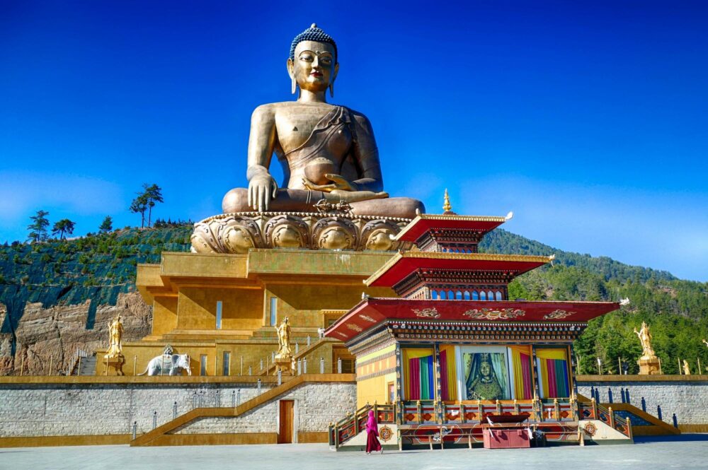 Le Bouddha Dordenma à Thimphou, Bhoutan