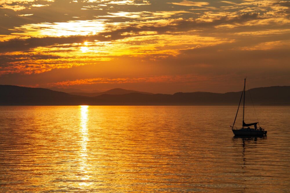 Le lac Champlain, États-Unis