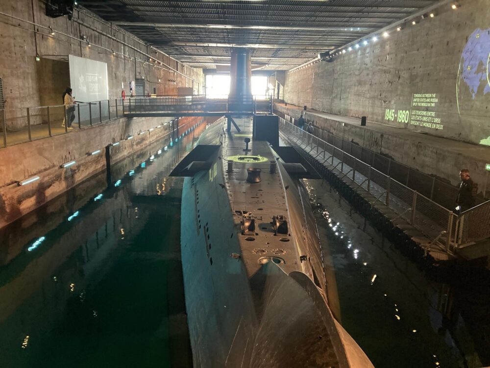 Le sous-marin Espadon, Saint-Nazaire