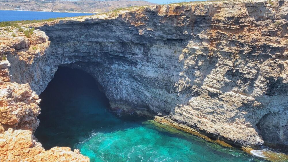 Les Santa Maria Caves à Comino, Malte