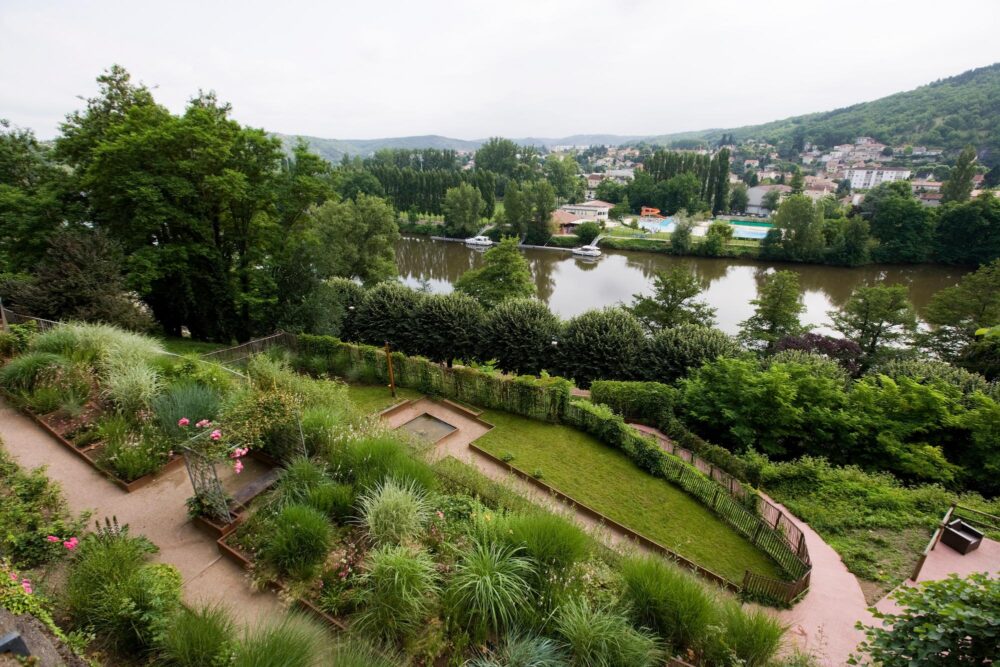 L'un des jardins secrets de Cahors en France