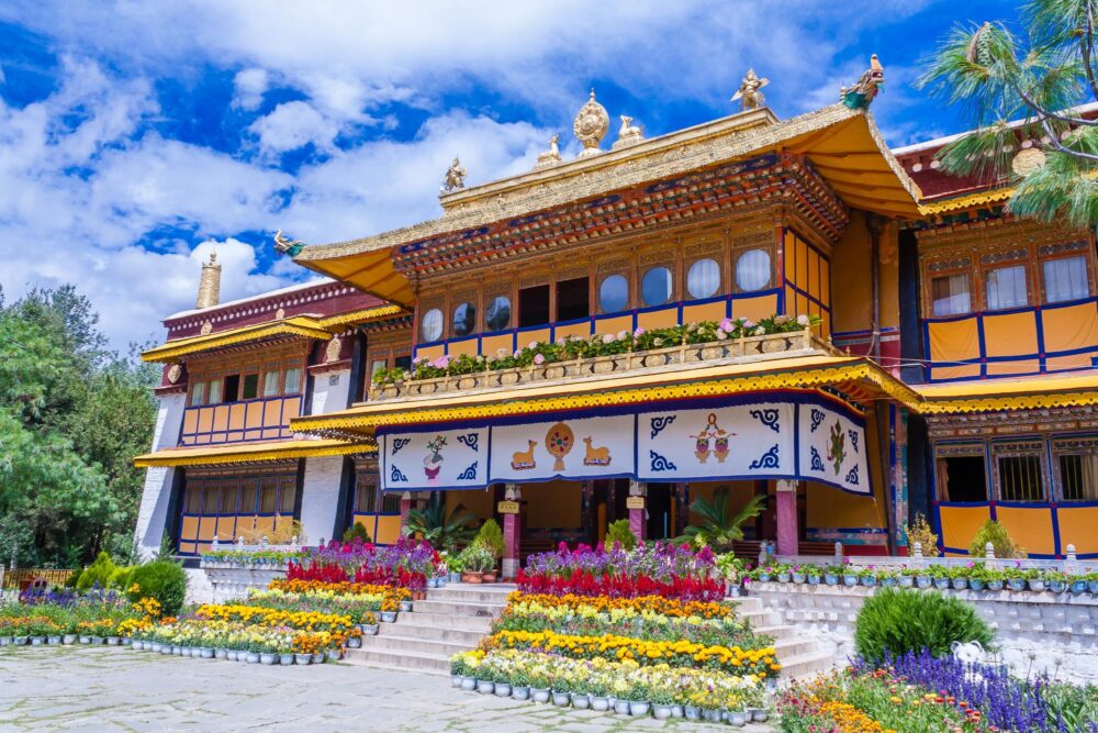 Palais de Norbulingka au Tibet