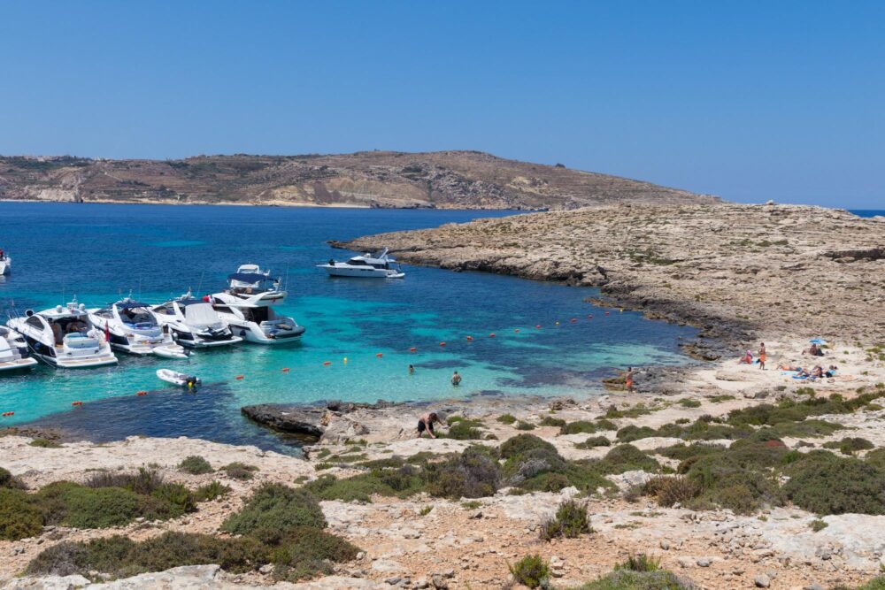 Santa Marija Bay à Comino, Malte