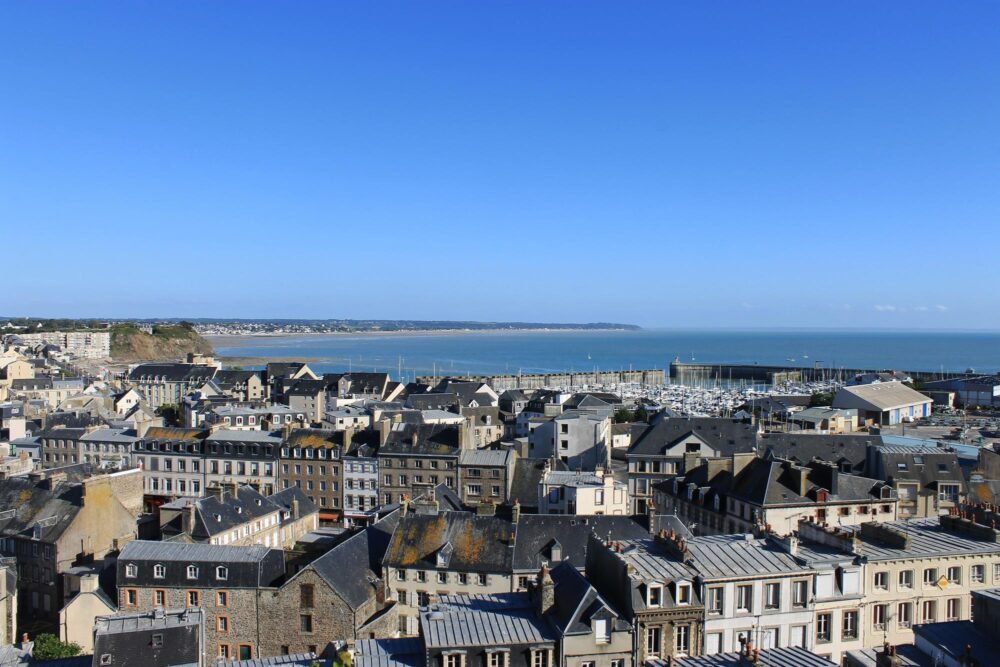 Vue depuis les remparts, Granville