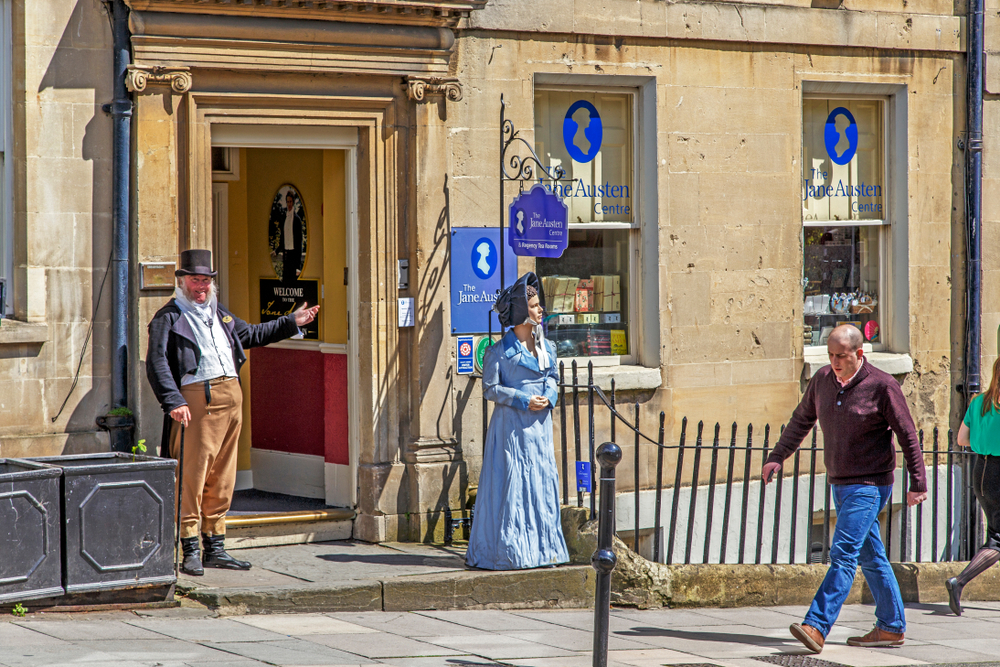 Entrée du Jane Austen Centre
