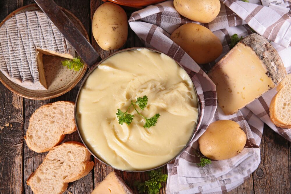 Aligot et fromages