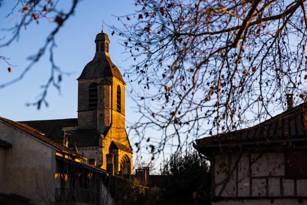 Clocher de l'église Notre-Dame-du-Puy à Figeac