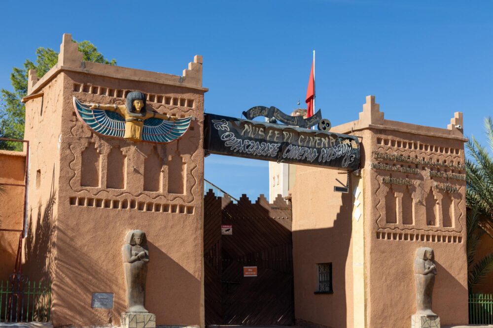Entrée du musée du cinéma à Ouarzazate