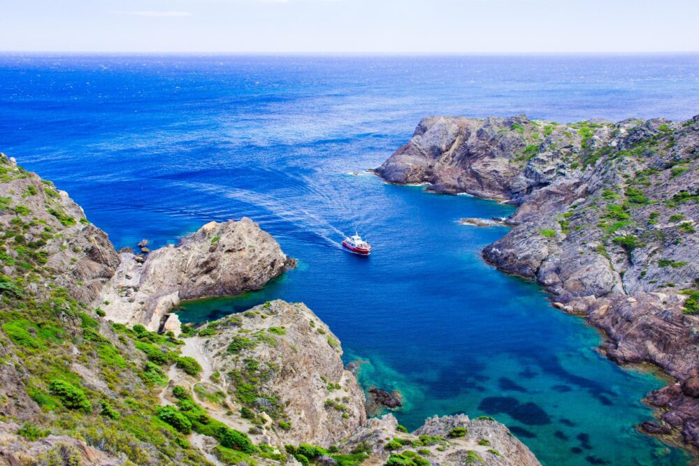 Excursion en bateau au Cap de Creus sur la Costa Brava, Espagne