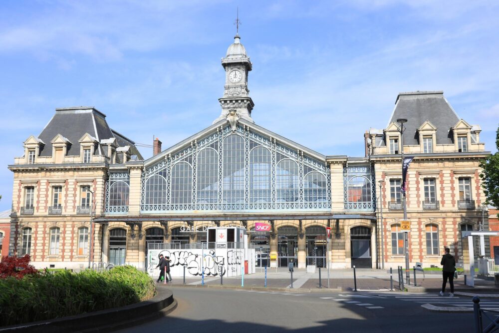 La gare de Roubaix au centre-ville