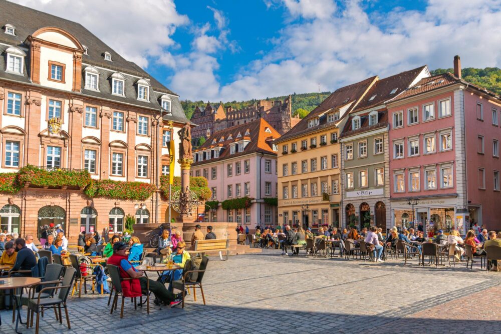 La place du marché à Heidelberg