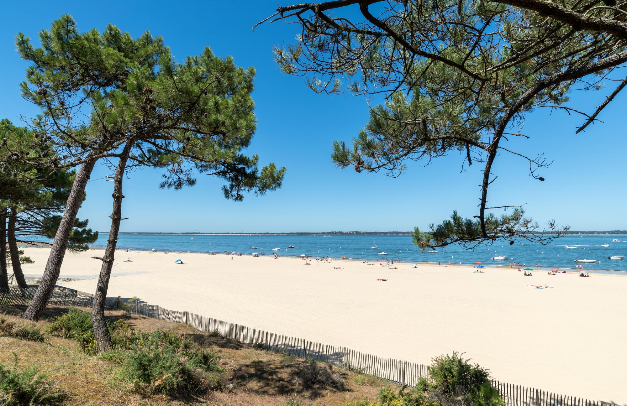 La plage Pereire à Arcachon, Nouvelle Aquitaine