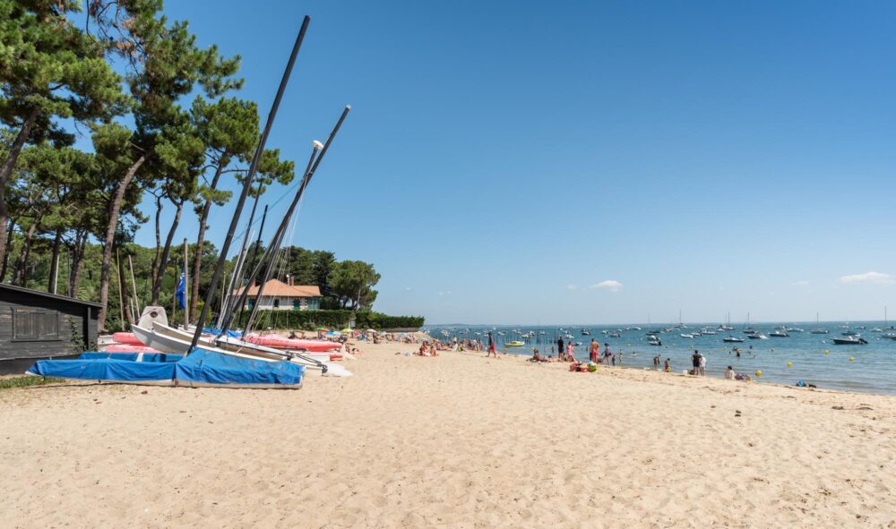 La plage des Américains à Lège-Cap-Ferret, Nouvelle Aquitaine