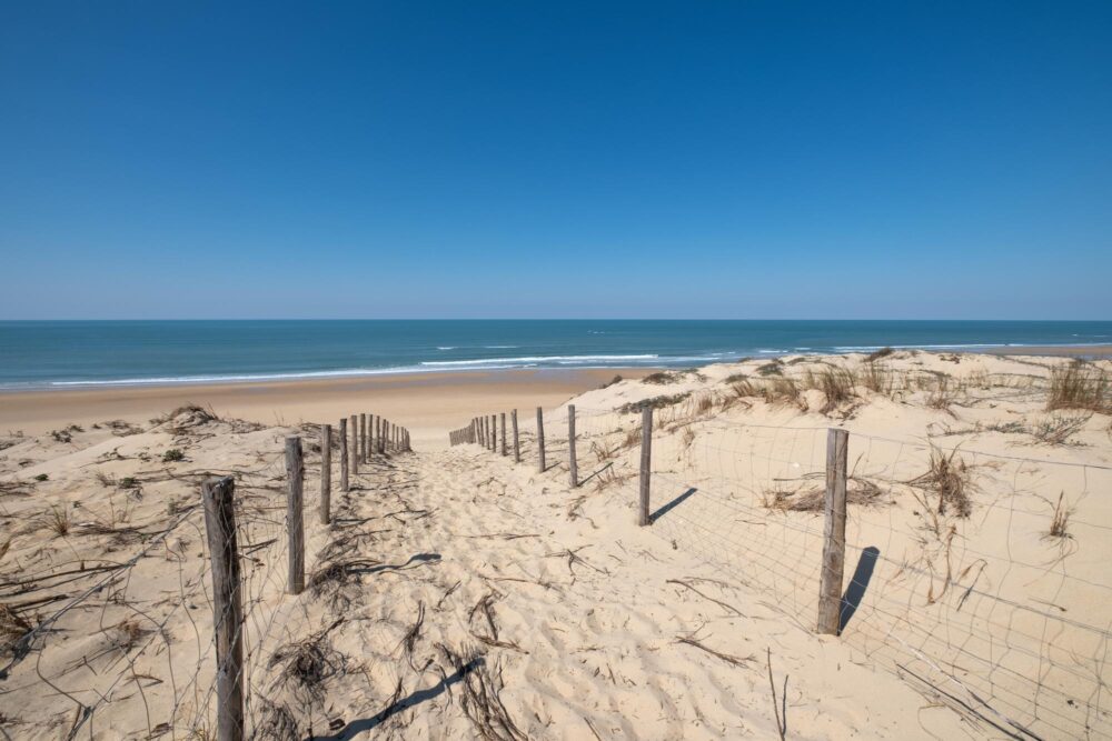 La plage des Dunes au Cap Ferret, Nouvelle Aquitaine