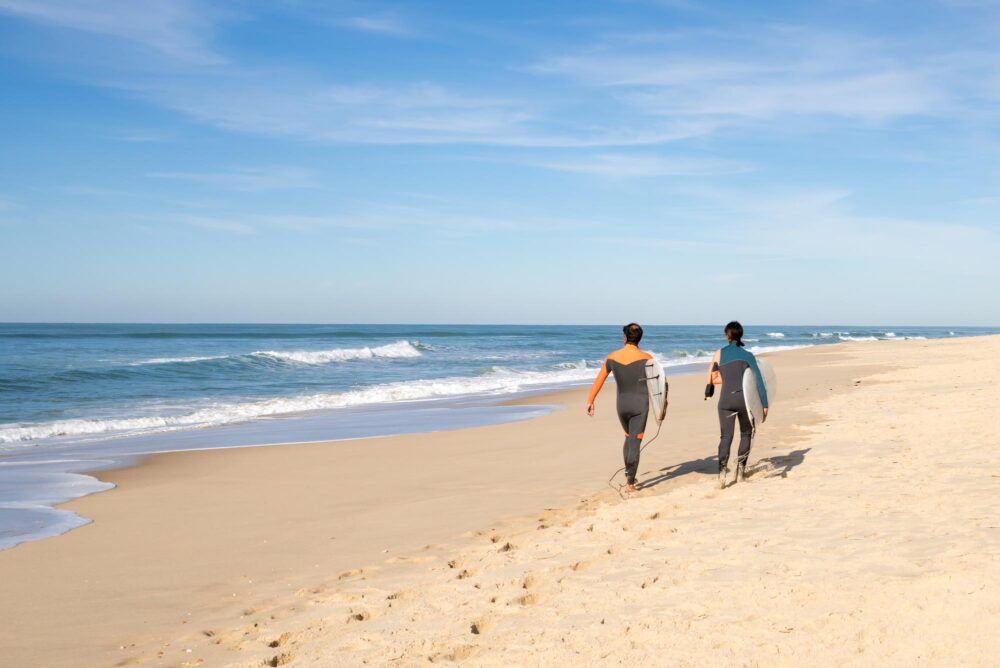 La plage du Grand Crohot au Cap Ferret, Nouvelle Aquitaine