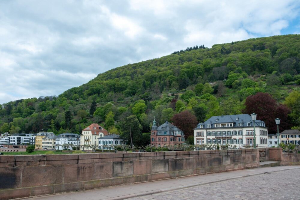 Partie du Philosophenweg à Heidelberg