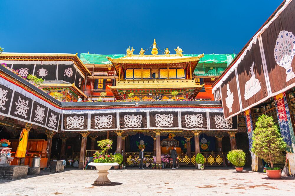 Temple de Jokhang au Tibet