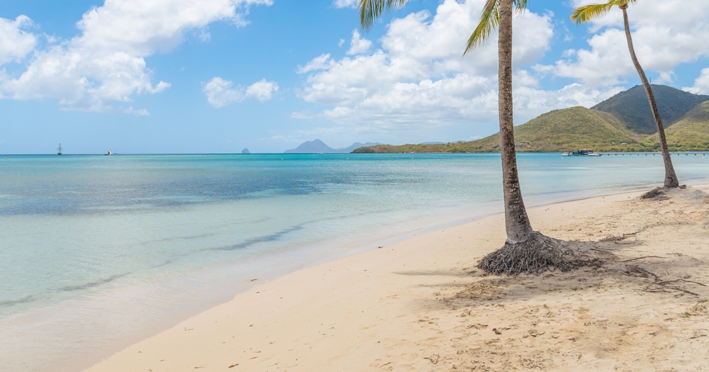 Plage Pointe Marin en Martinique