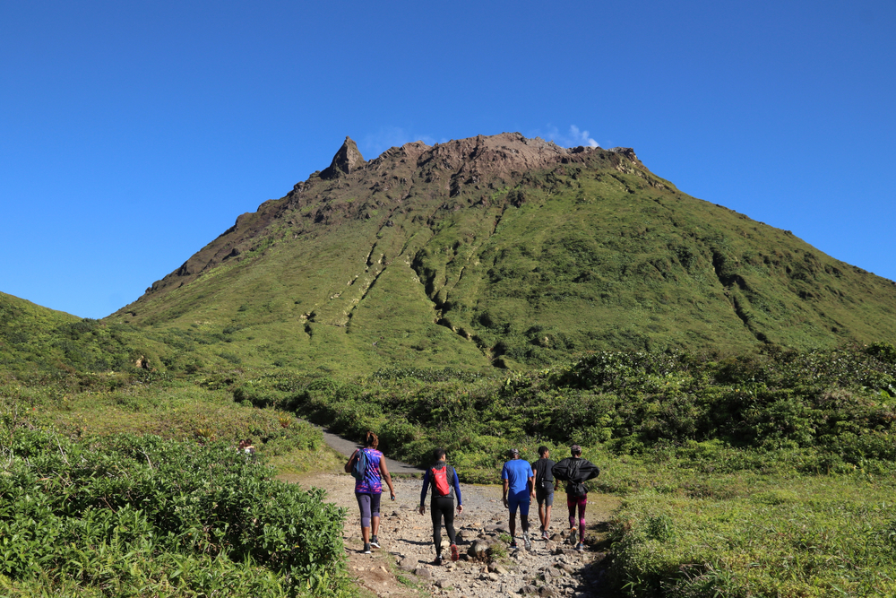 Randonnée vers la Soufrière, Guadeloupe