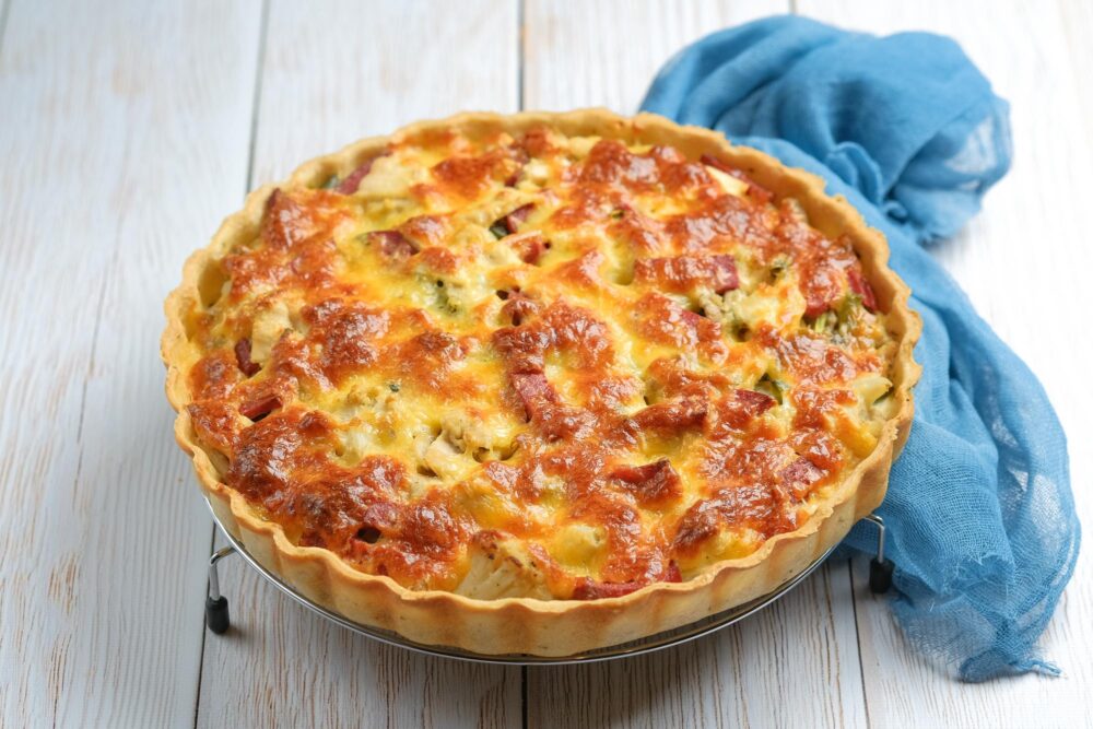 Une quiche lorraine que l'on peut manger à Thionville