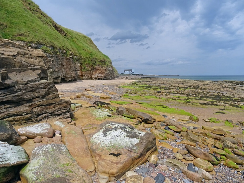 Côte d'East Lothian près d'Édimbourg, Écosse