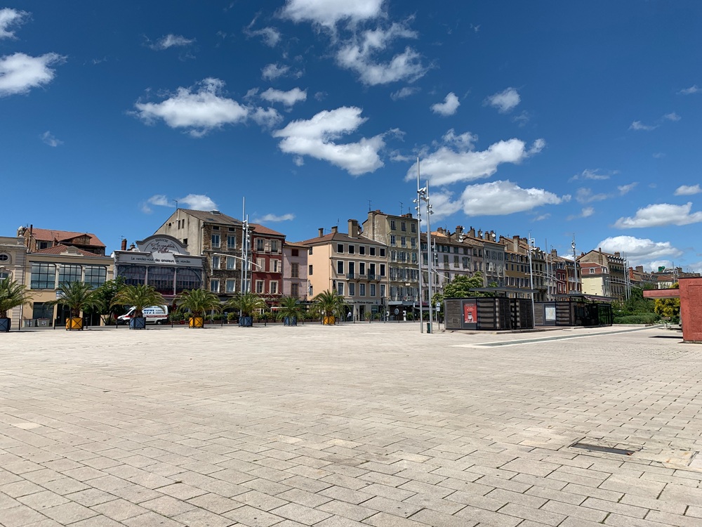 L'Esplanade Lamartine à Mâcon