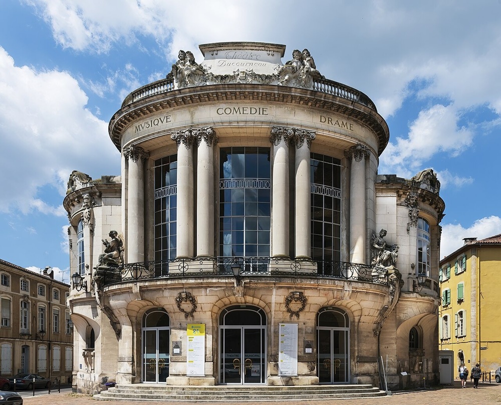 La Façade du Théâtre Ducourneau, Agen