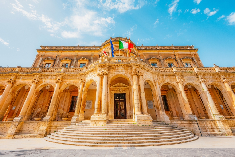 Le Palazzo Ducezio à Noto, Sicile