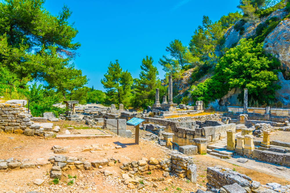 site archéologique de Glanum près de Saint-Remy de Provence