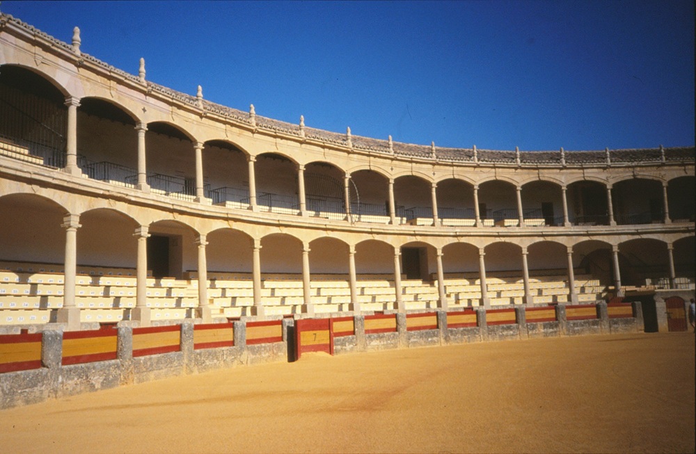 Les arènes de Ronda en Andalousie, Espagne