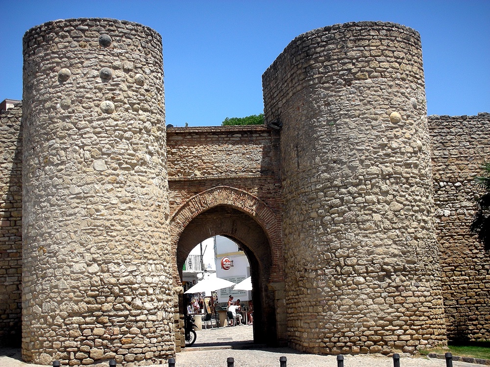 Les murailles de Ronda en Andalousie, Espagne