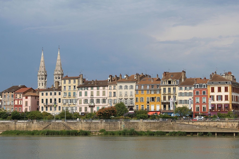 Les quais de Saône à Mâcon